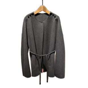 羊毛大衣8795 圆领设计师款 短款 衣长78 小李专享