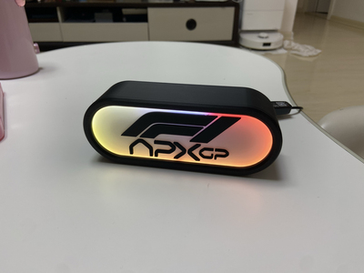 F1狂飙飞车电影周边灯箱ApxGP车队灯箱