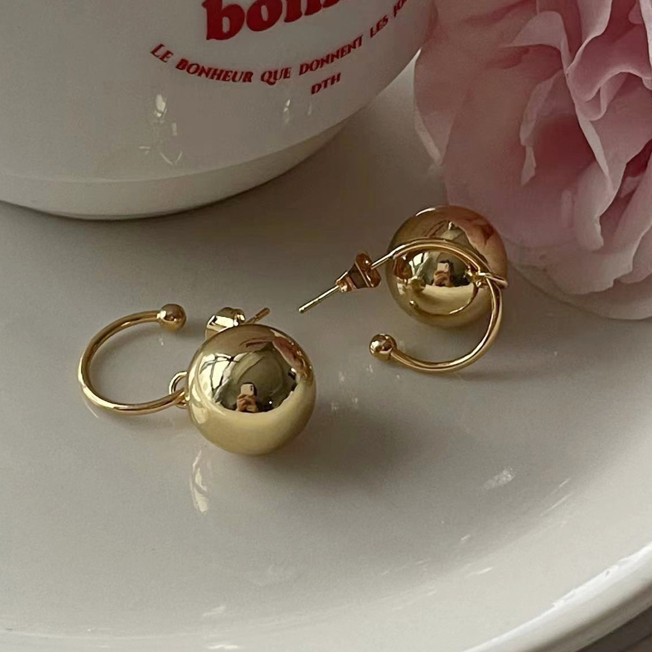 法式复古耳环简约百搭