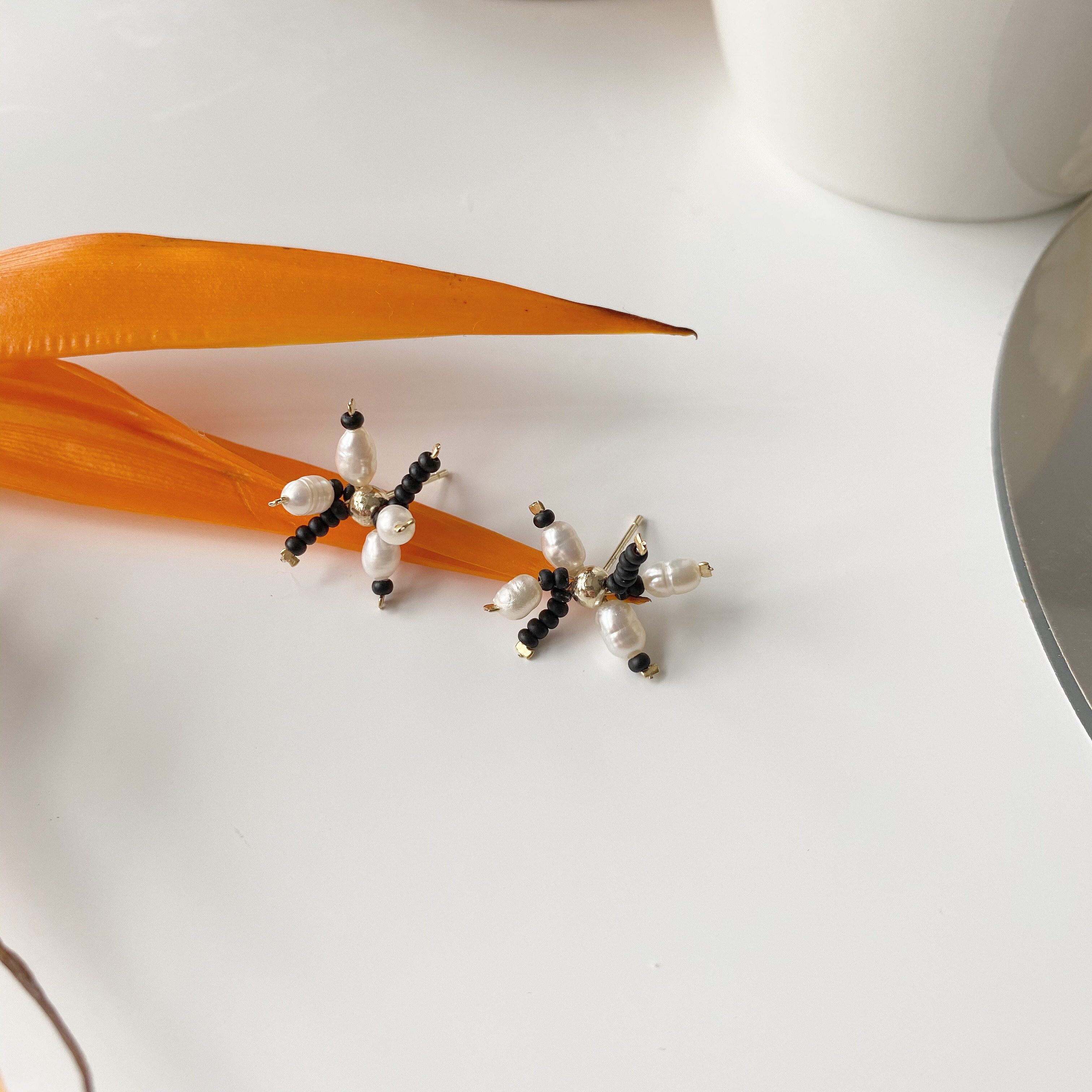 复古法式温柔925钉sunball秋冬