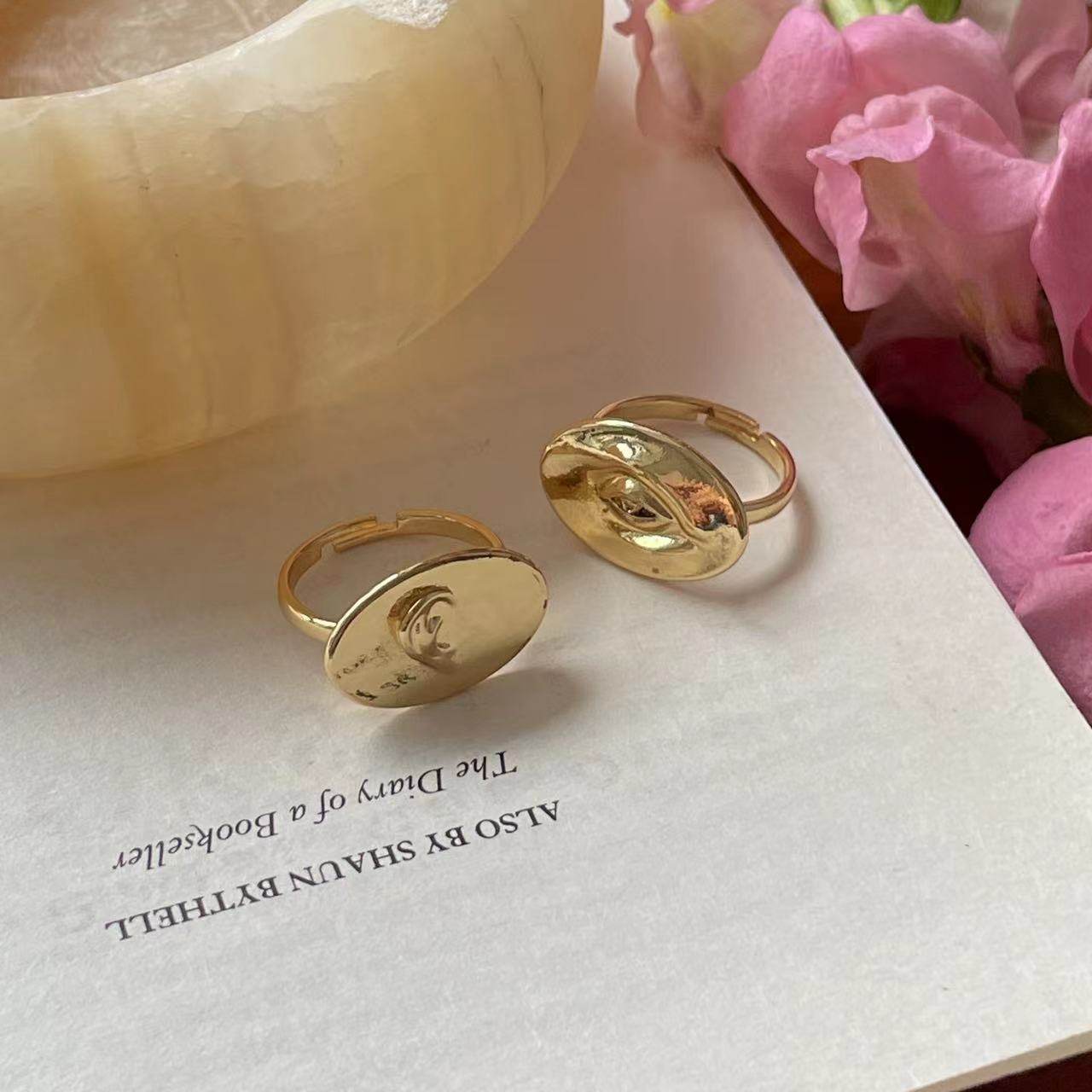 夏新复古夸张法式叠戴戒指