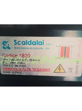 原装scaldalai codice 1820/ME点火变压器ELAP PL2S 500 5K编码器