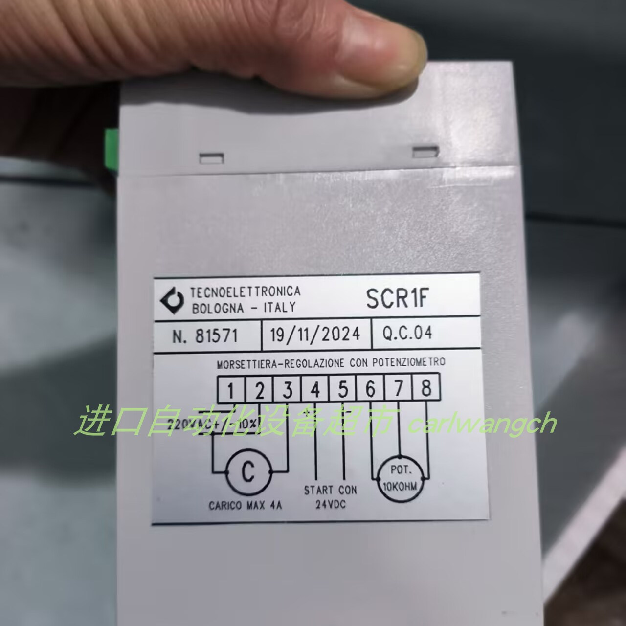 Tecnoelettronica继电器SCR1F