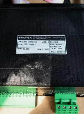 全新原装ropex RES-5008控制器KIEPE 92.064 251.011拉绳开关