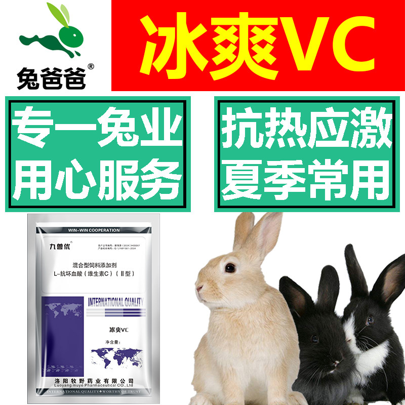 兔爸爸防暑降温清凉一夏兔子专用
