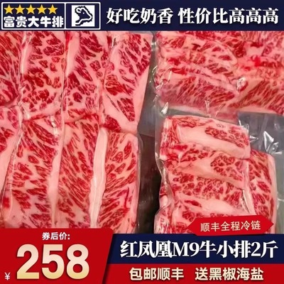 4斤红凤凰m9和牛牛小排烤肉片