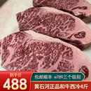 4斤美国m9黄石河西冷牛排谷饲和牛雪花霜降原切健身实惠牛肉 包邮