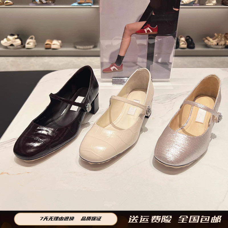 2025年秋季新款玛丽法式单鞋复古玛丽珍鞋浅口单鞋小皮鞋EGR01CQ5