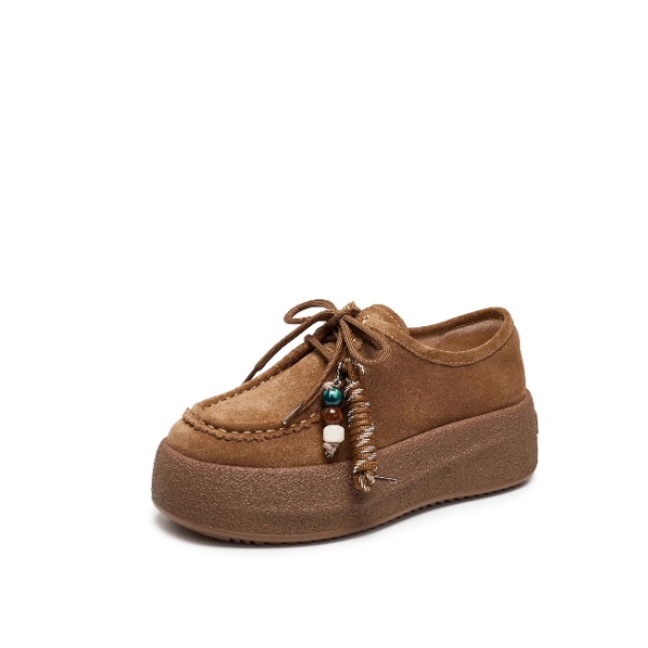 同款2025年秋季新款复古运动休闲鞋厚底深口鞋单鞋女鞋子J0261CM5