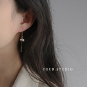 925纯银耳环耳线通勤日常正品 三种戴法 原创樱桃耳线极简轻奢法式