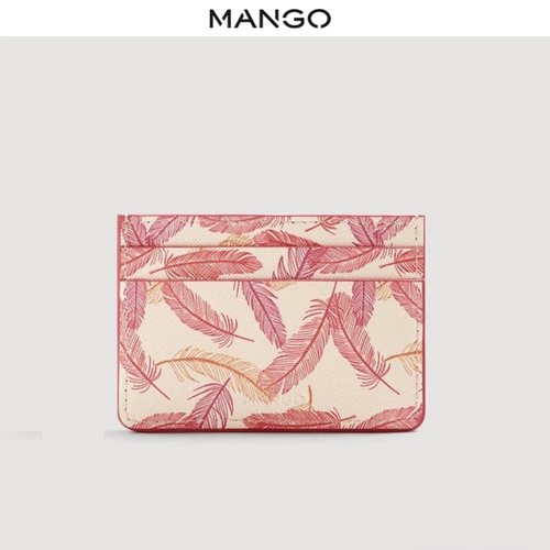 MANGO女卡包一片式小众信用卡夹