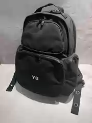 Y3Bag Black Warrior Backpack Unisex Backpack Laptop Bag Travel Bag Y3Bag Bag Dark Black Backpack