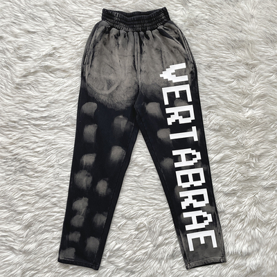 Vertabrae sweatpants 扎染立体印花运动男女休闲长裤
