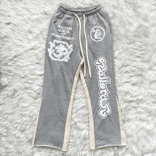Hellstar Studios Yoga Flare pants 拼接运动休闲长裤喇叭裤脚