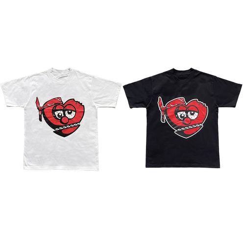 Glo Gang Boyz Worldwide Tee 卡通印花男女同款短袖T恤
