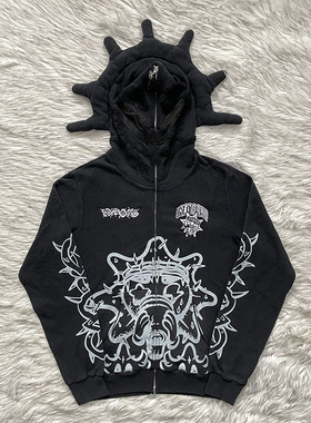 Glo Gang Eroded Glo Thermal Hoodie 饮料卡通休闲洗水连帽卫衣