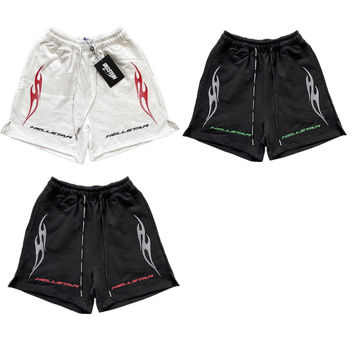 Hellstar Studios Sports Flame Shorts 休闲运动男短裤