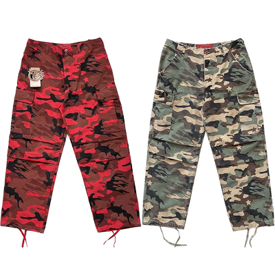 Hellstar Studios Capsule 11 Camo Cargo pants刺绣休闲工装长裤