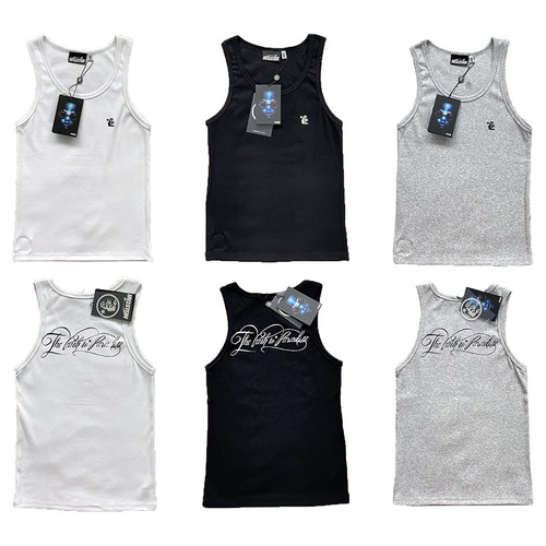 Hellstar studios Moto Cross waistcoat小标印花圆领贴身背心