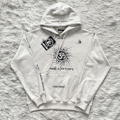 Hellstar Studios 美式街头潮牌冥想主题连帽卫衣