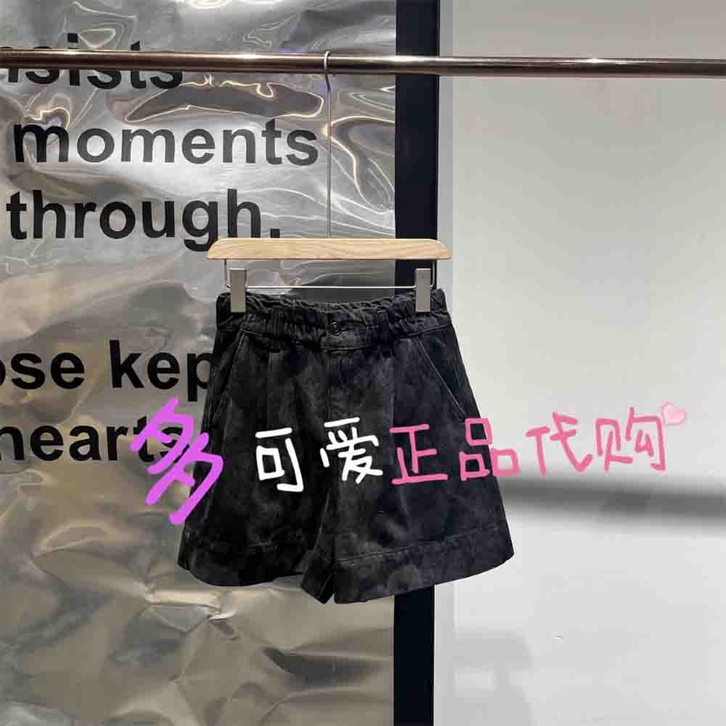 播商场同款牛仔裤2025秋BDS3KD3341新款休闲时尚牛仔短裤繁花盛开