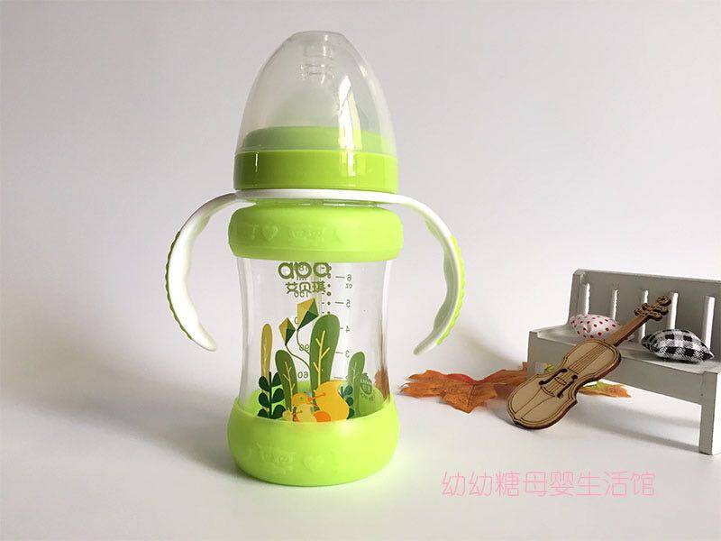 艾贝琪宽口全自动防摔玻璃奶瓶180毫升