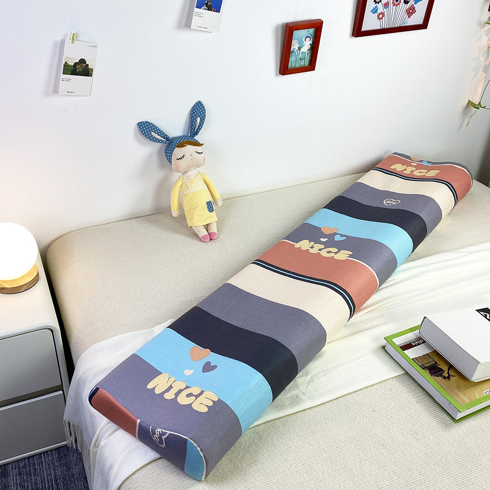 长枕套乳胶双人枕枕头套纯棉泰国1.2m1.5米1.8全棉记忆枕长枕芯套