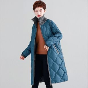 棉服女中长款2026年新款时尚爆款宽松大码过膝棉袄加厚冬外套洋气