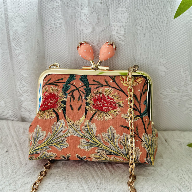 13cm撞色糖果头口金包零钱包