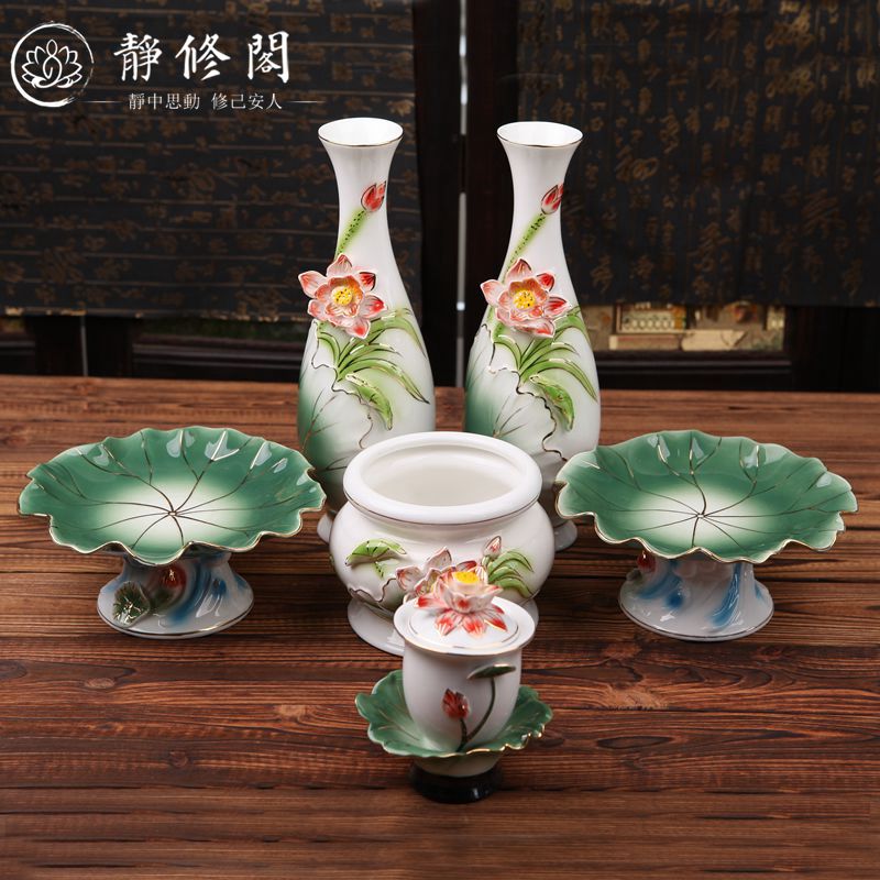 佛具供具佛家供花瓶佛具大全