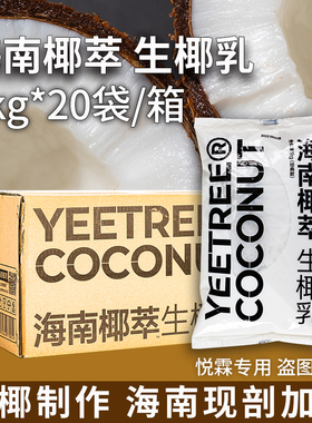 整箱装海南椰萃生椰乳越王头冷冻生椰乳椰奶生椰拿铁生打椰椰奶冻