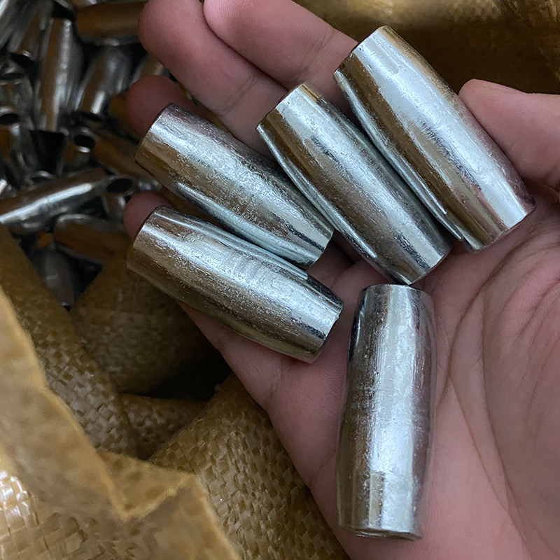 8个一斤镀锌空心撒网坠子