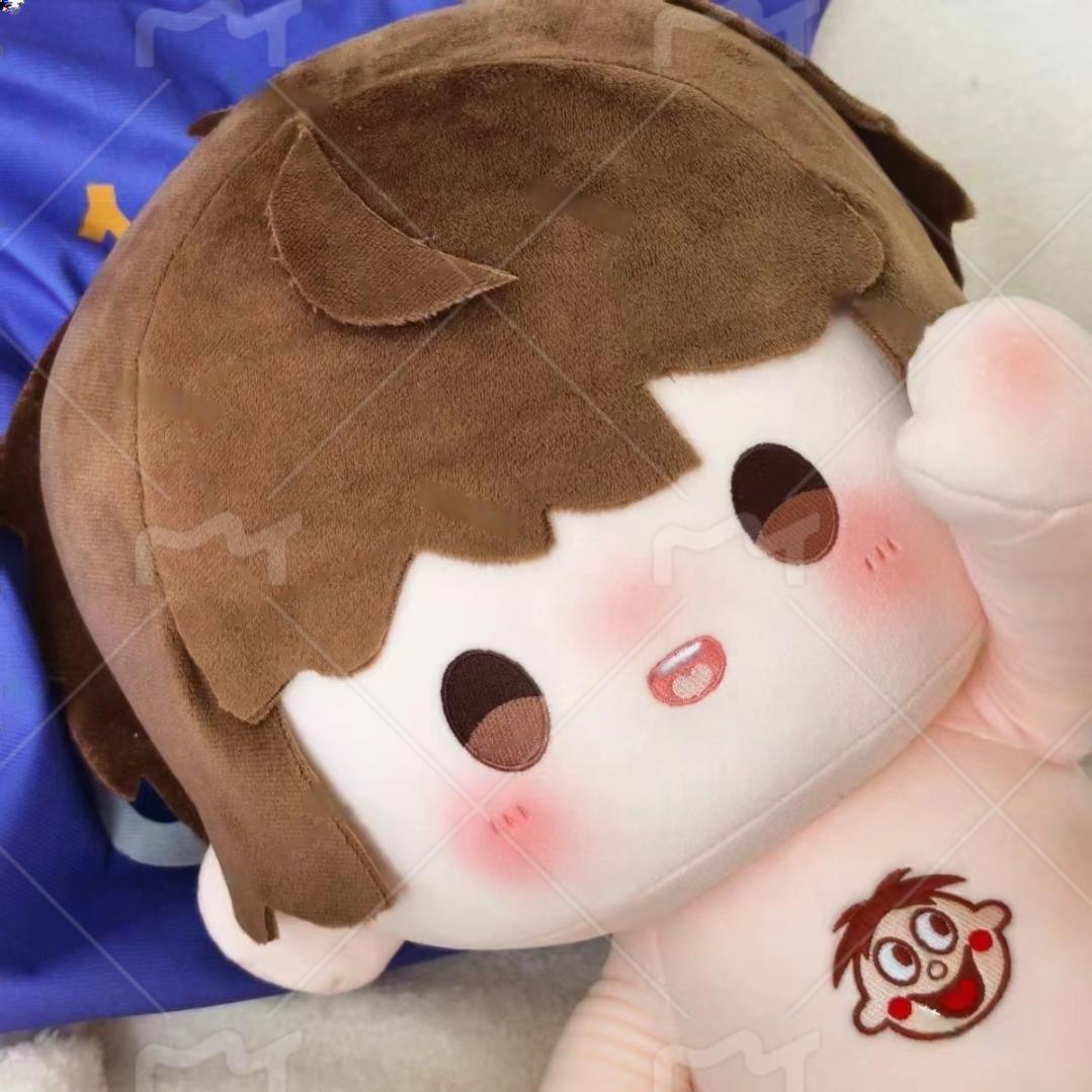 原创动漫某某同人周边盛望属性40cm棉花娃娃可爱毛绒玩偶公仔