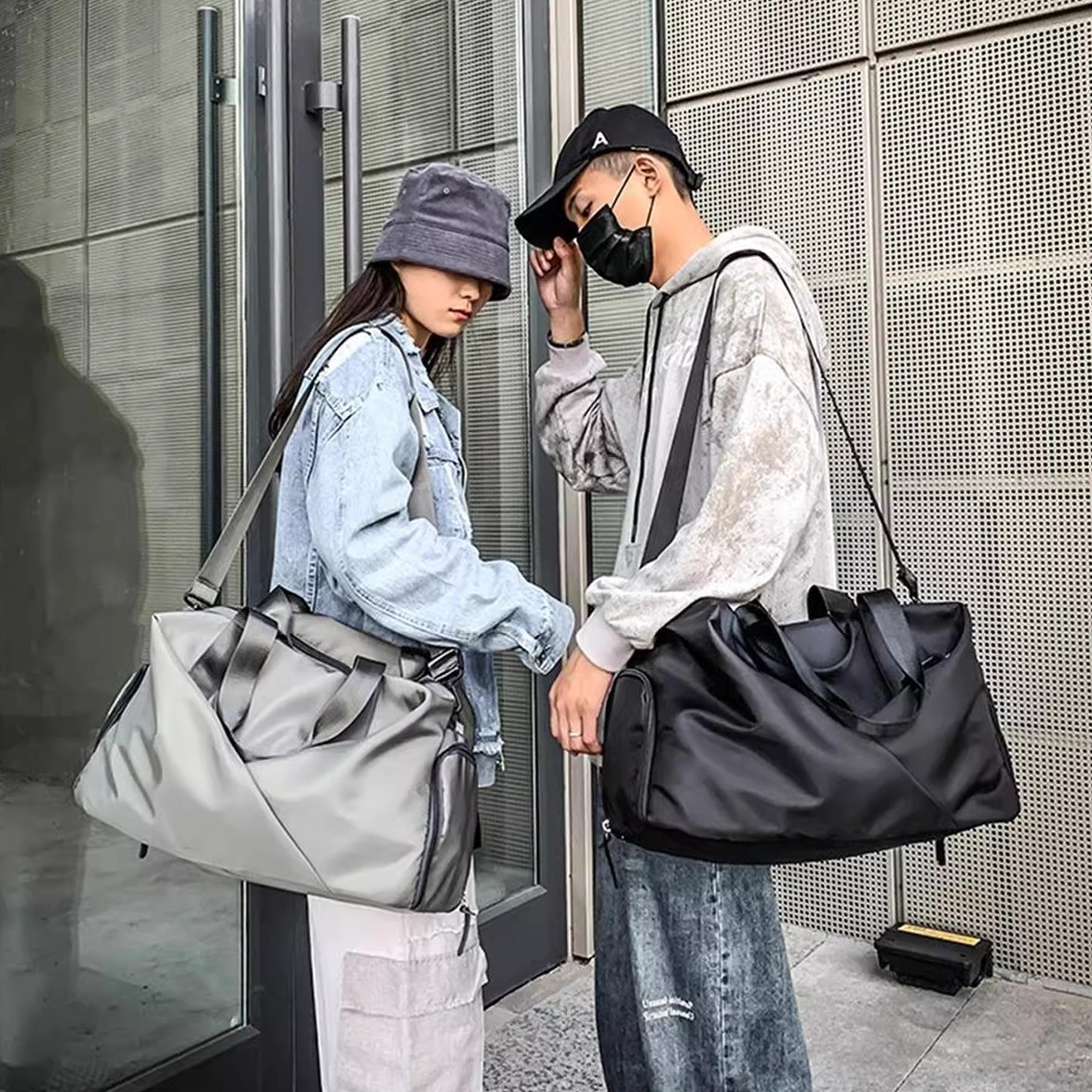 新款时尚百搭单肩斜挎包女大容量手提包包高级感小众设计感