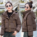 2025新款 洋气时髦加厚保暖小个子棉衣外套棉袄潮 羽绒棉服女超短款