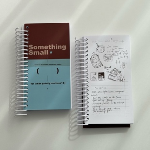 韩系ins风星星a6大线圈本TN便携加厚可平摊手账学生日记事笔记本