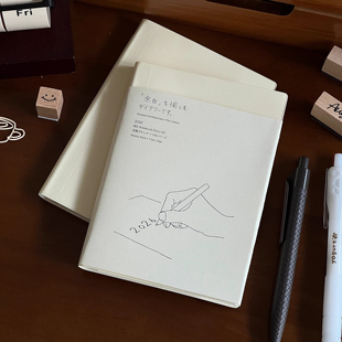 2026年新款日程本余白一日一页时间轴周计划手账本a6记事笔记本子