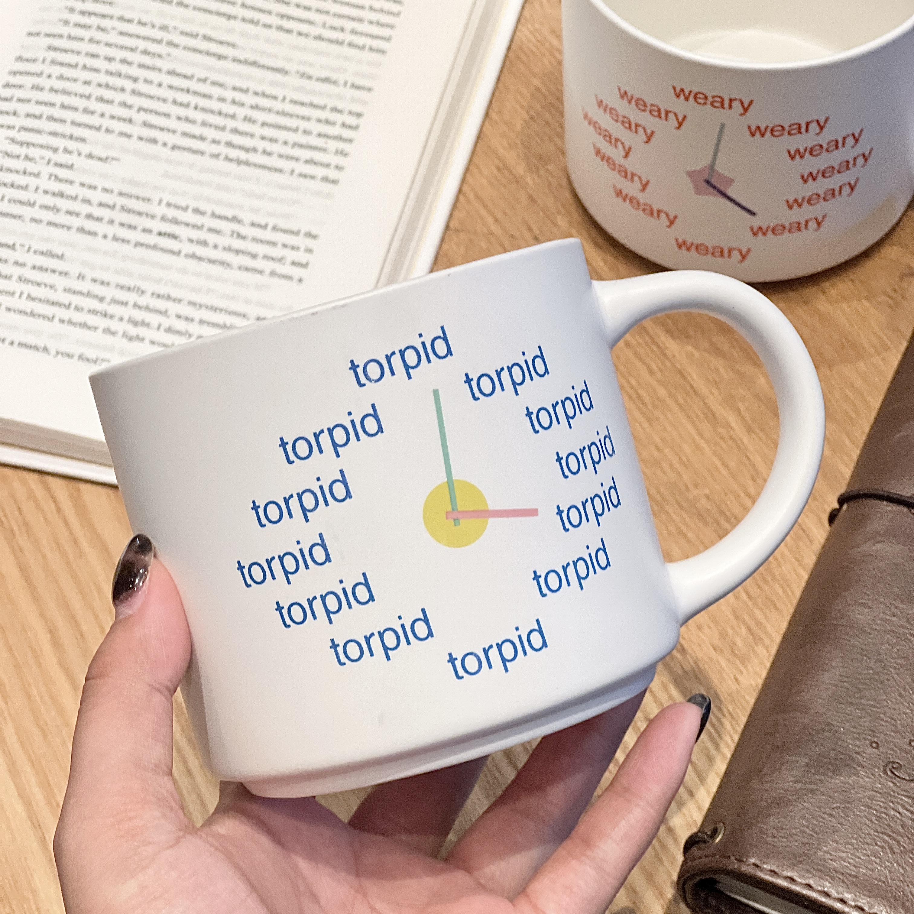 高颜值陶瓷马克杯大容量女生家用精美牛奶咖啡喝水杯子情侣白色男