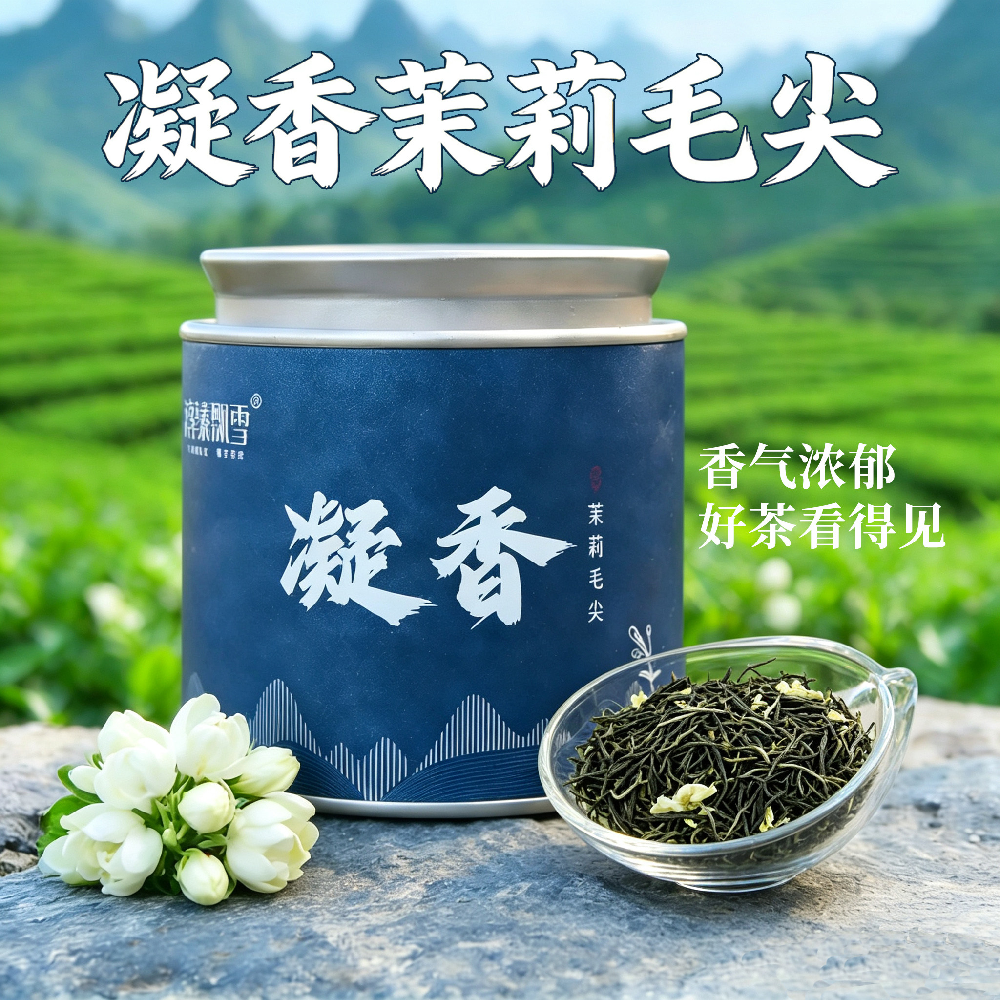 浓香型毛尖淳臻飘雪2026茉莉新茶