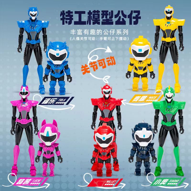 MINIFORCE/迷你特工队手动模型