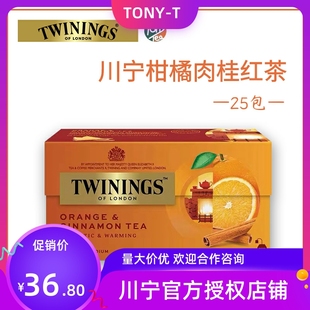 原装 进口英国川宁茶twinings柑橘肉桂果香水果红茶果味下午茶