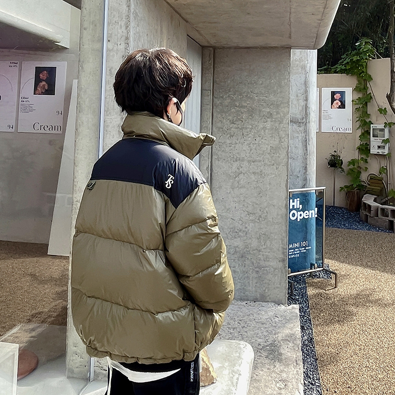 小龙包童装男童羽绒服2023冬新款中大童白鸭绒保暖加厚短款外套潮