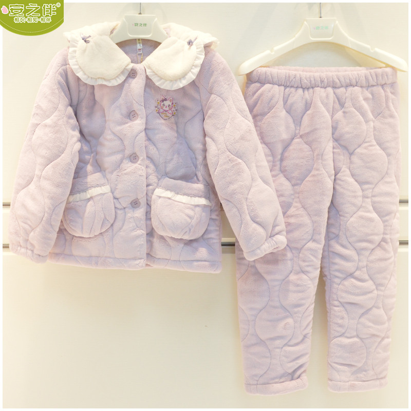 安之伴甜美可爱珊瑚绒冬款家居服