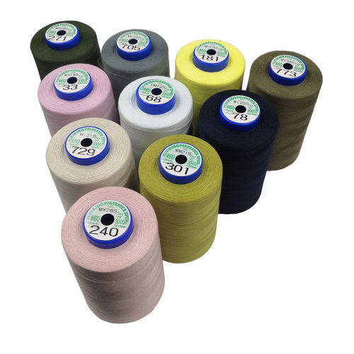 日本富士克FUJIX KING大王线短纤/拼布/黑色藏青色制衣线60番缝纫