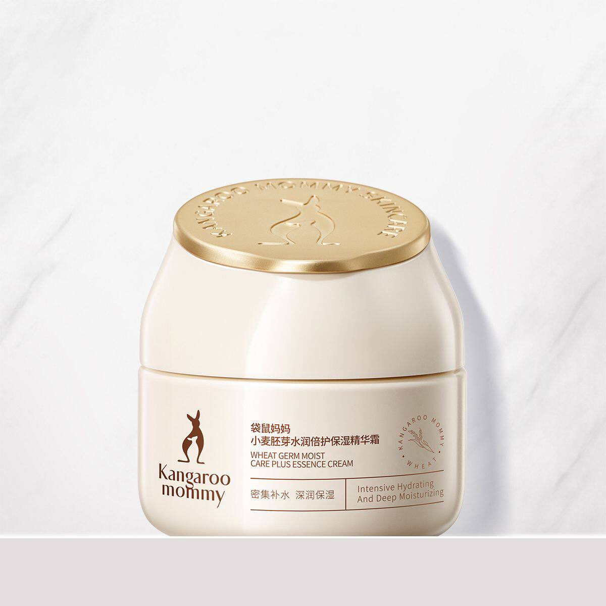 袋鼠妈妈 新款孕妇护肤面霜补水保湿滋养可用锁水霜孕妇护肤品