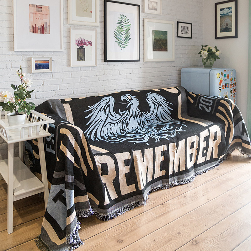 全盖布艺四季欧式沙发垫沙发套全包非萬能套沙发罩沙发巾通用防滑