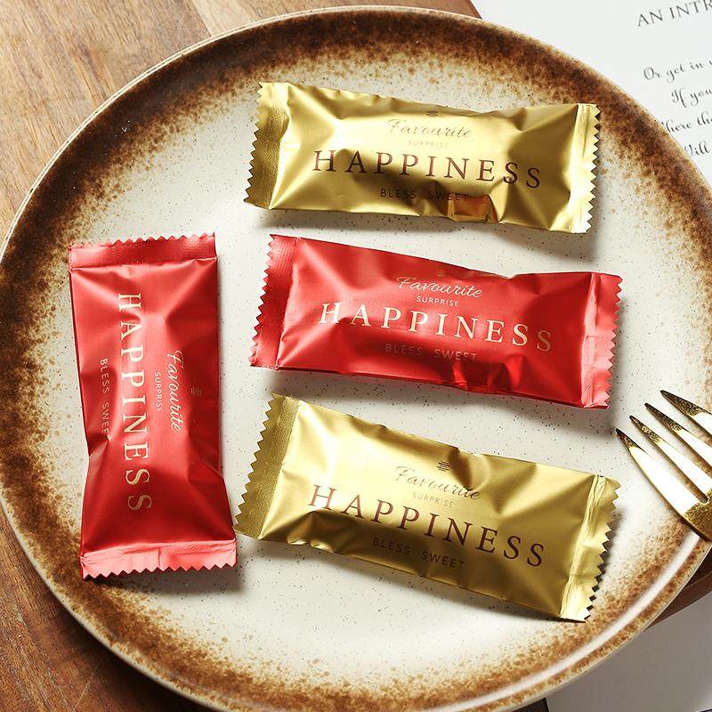 加厚太妃糖包装袋海盐杏仁糖果袋牛轧糖机封袋咖啡牛扎糖纸小袋子