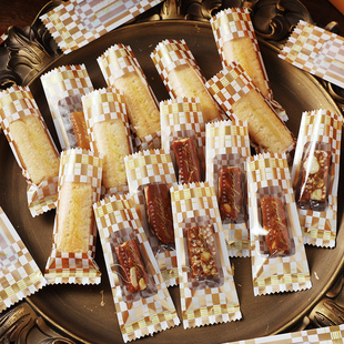 2026太妃糖包装袋牛轧糖海盐杏仁咖啡糖机封袋糖纸礼盒雪花酥糖果