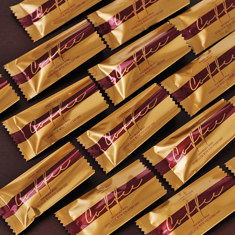 加厚糖果太妃糖包装袋牛轧糖雪花酥饼干奶糕烘培牛扎糖包装纸机封