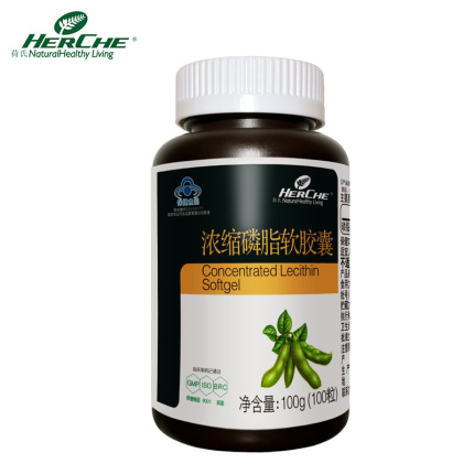 荷氏 浓缩磷脂软胶囊 1.0g/粒*100粒